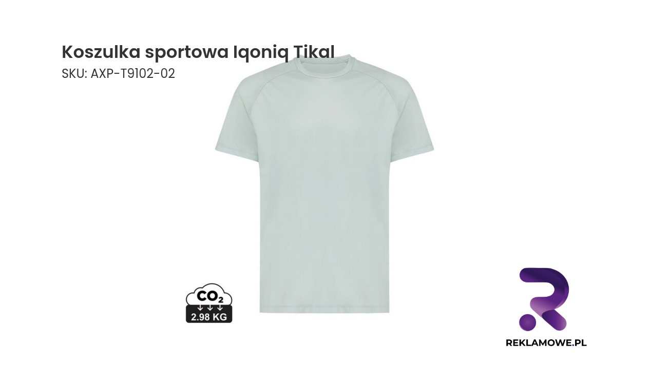 Koszulka sportowa Iqoniq Tikal, poliester z recyklingu Koszulka sportowa Iqoniq Tikal wykonana z poliestru