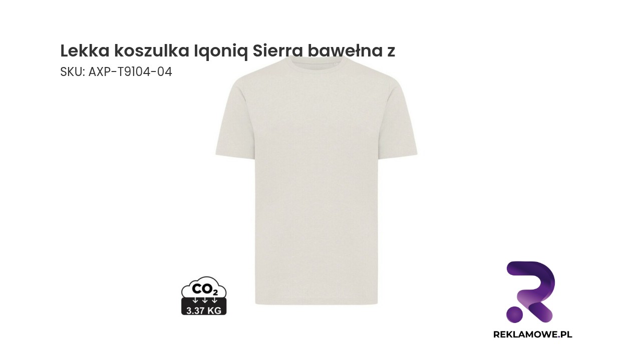 Lekka koszulka Iqoniq Sierra bawełna
