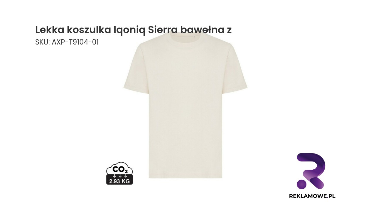 Lekka koszulka Iqoniq Sierra wykonana z bawełny