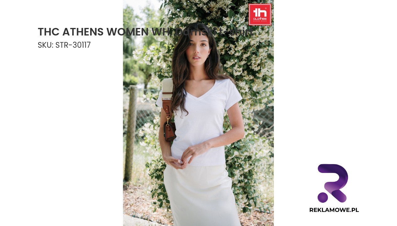 THC ATHENS WOMEN WH. Damski t-shirt Damski t-shirt THC ATHENS WOMEN w kolorze białym