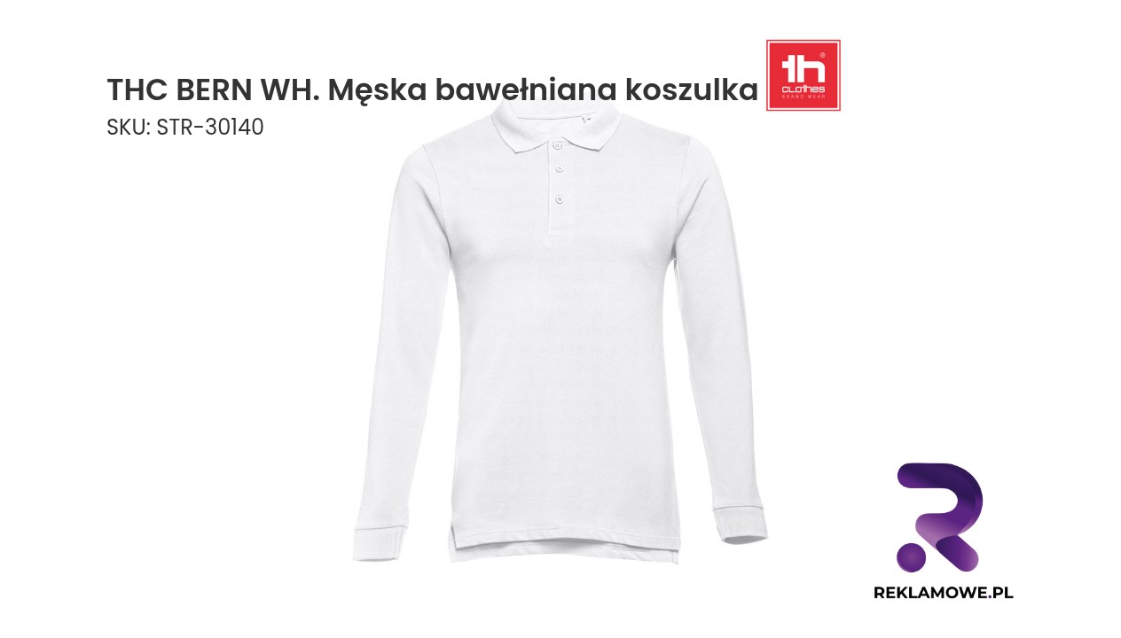Męska bawełniana koszulka THC BERN WH