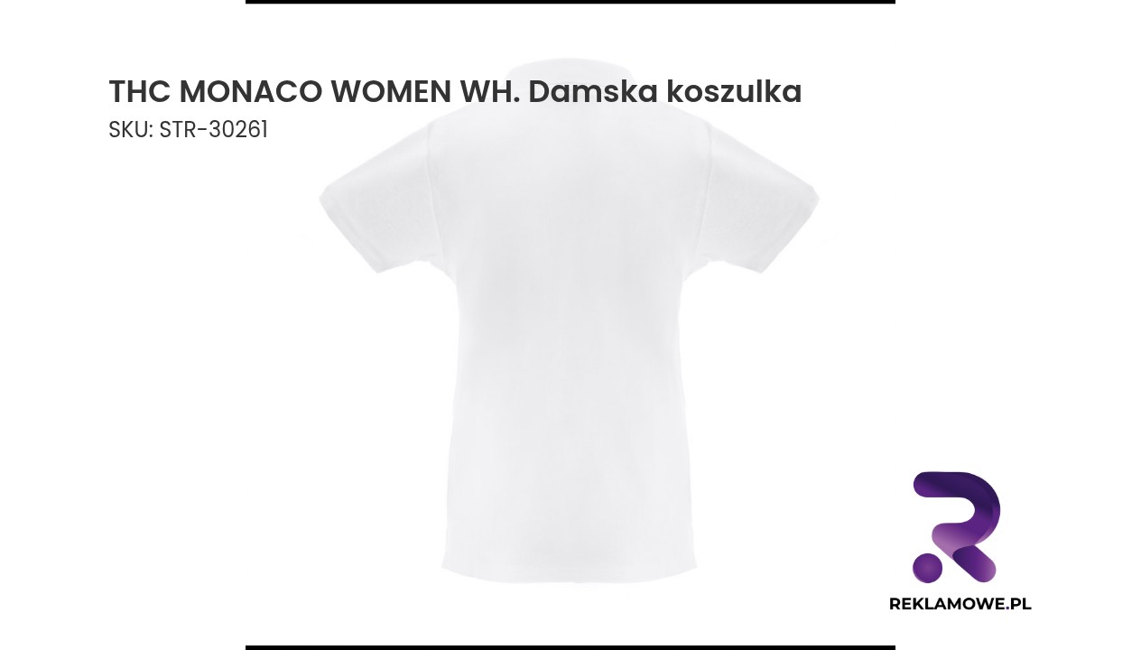 Damska koszulka THC Monaco w kolorze białym