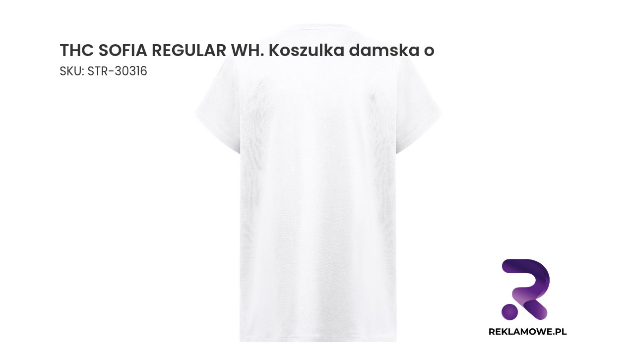 Koszulka damska THC SOFIA w kolorze białym