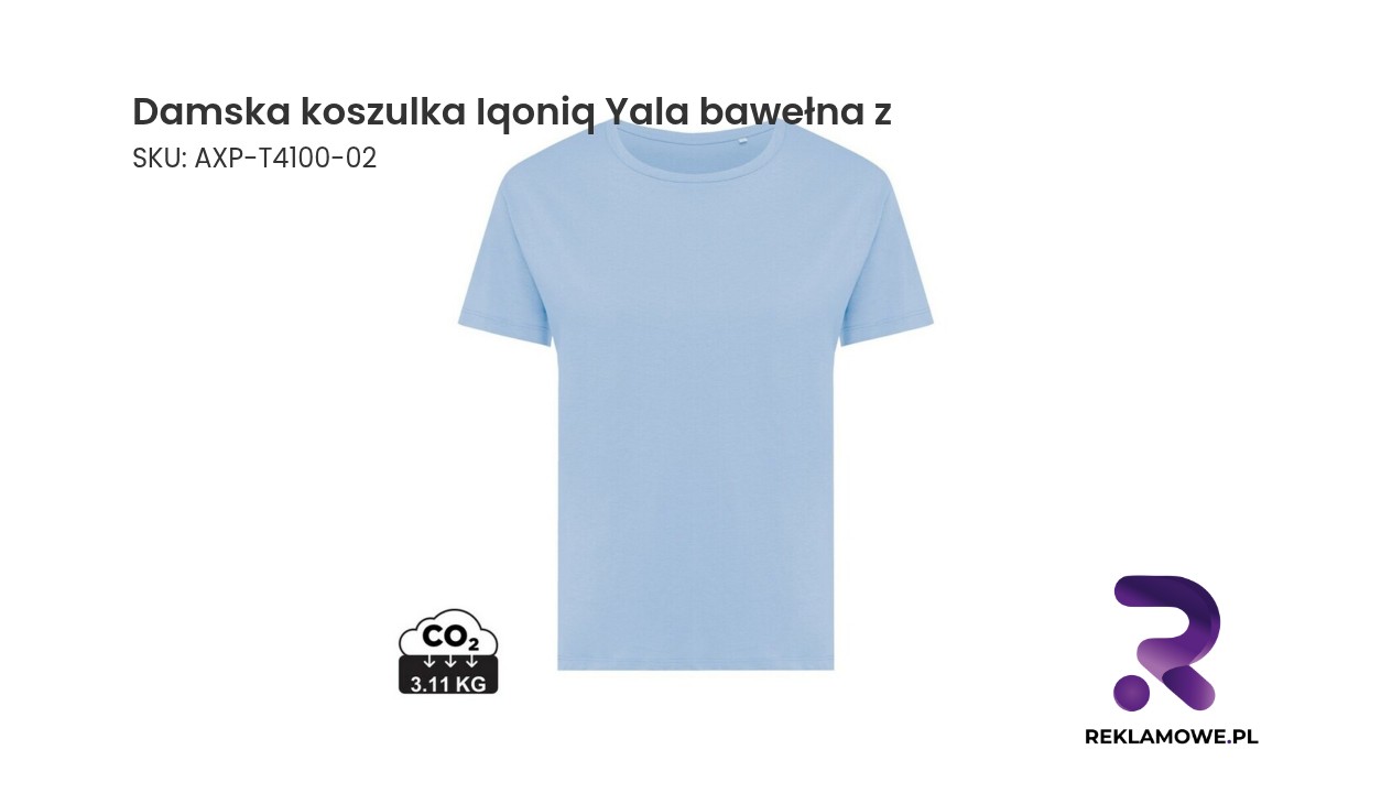 Damska koszulka Iqoniq Yala z bawełny