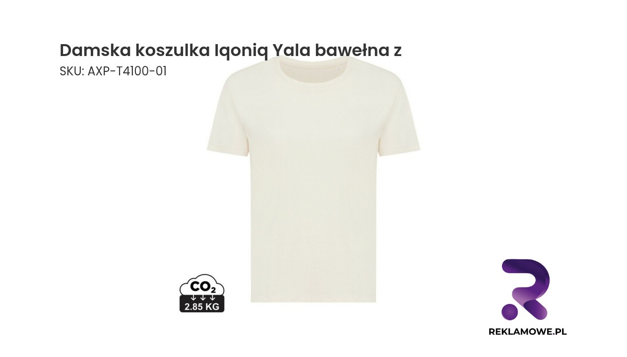 Damska koszulka Iqoniq Yala z bawełny