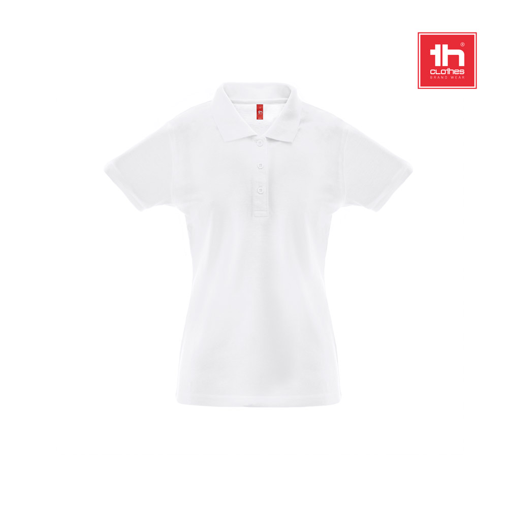 THC BERLIN WOMEN WH. Damska koszulka polo z krótkim rękawem 30263_set