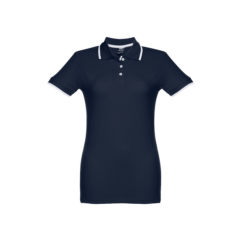 THC ROME WOMEN. Damski slim fit polo t-shirt 30139_set