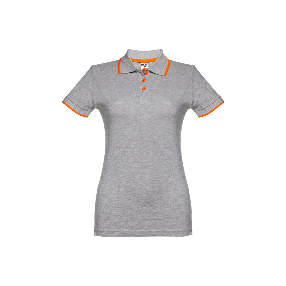 THC ROME WOMEN. Damski slim fit polo t-shirt 30139_set
