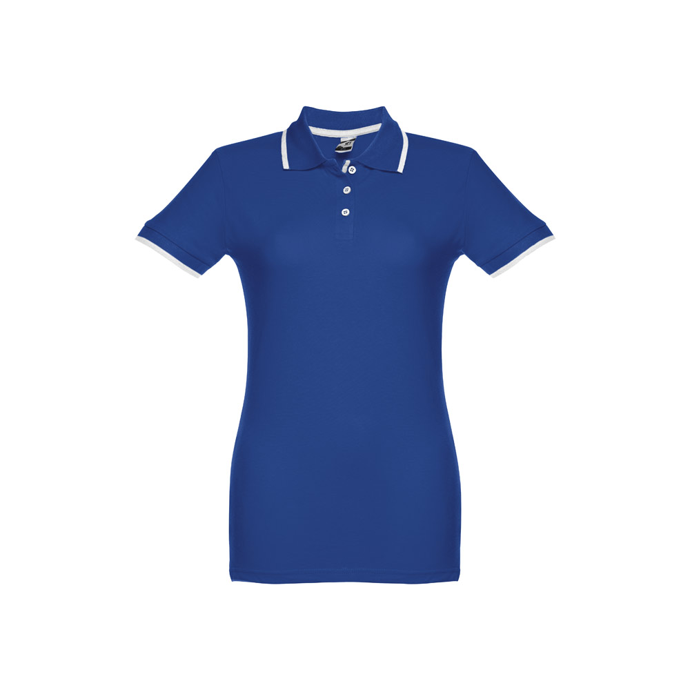 THC ROME WOMEN. Damski slim fit polo t-shirt 30139_set