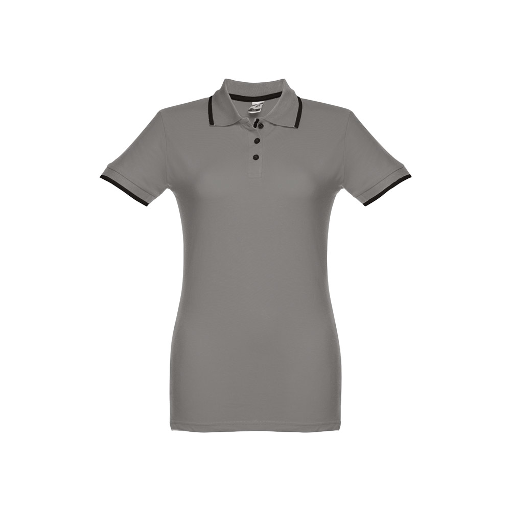 THC ROME WOMEN. Damski slim fit polo t-shirt 30139_set