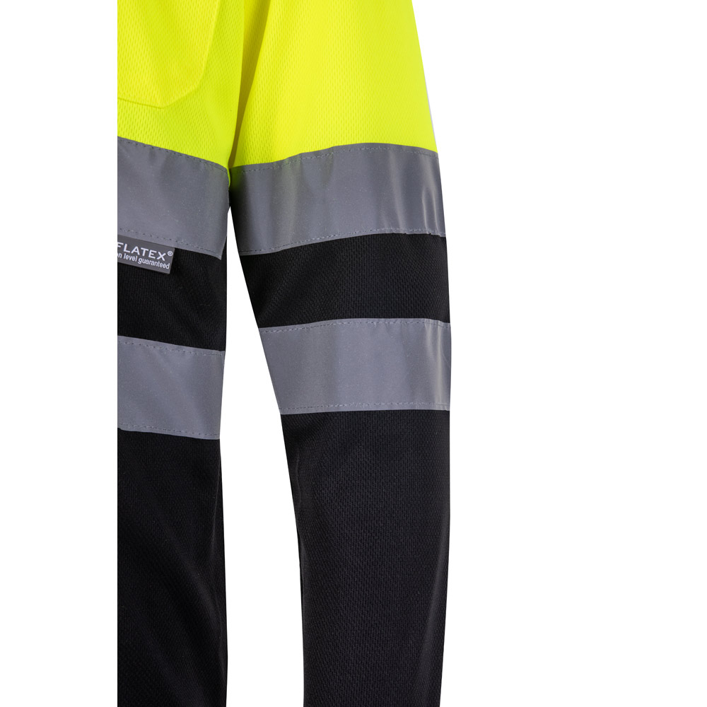 Koszulka reklamowa vl vulcan large. dwukolorowa koszulka polo w ptasie oczy (160 g/m²) z długim rękawem, poliester (100%) 36069_203-f VL VULCAN LARGE. Dwukolorowa koszulka polo w ptasie oczy (160 g/m²) z długim rękawem, poliester (100%) 36069_203-f