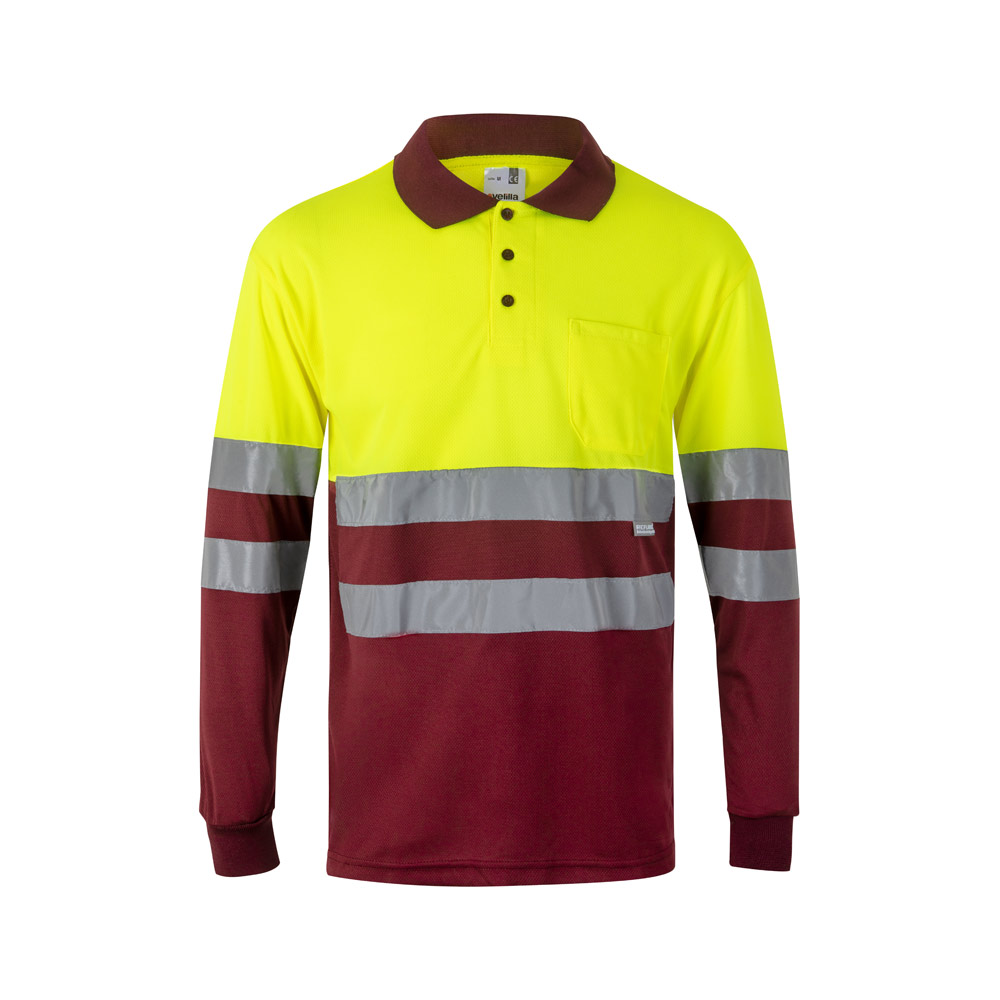 Koszulka reklamowa vl vulcan large. dwukolorowa koszulka polo w ptasie oczy (160 g/m²) z długim rękawem, poliester (100%) 36069_225 VL VULCAN LARGE. Dwukolorowa koszulka polo w ptasie oczy (160 g/m²) z długim rękawem, poliester (100%) 36069_225