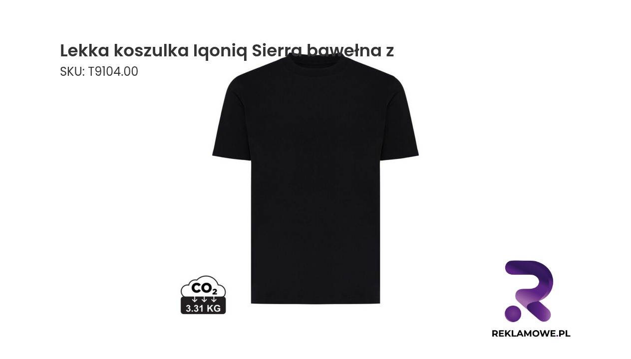 Lekka koszulka Iqonik Sierra wykonana z bawełny