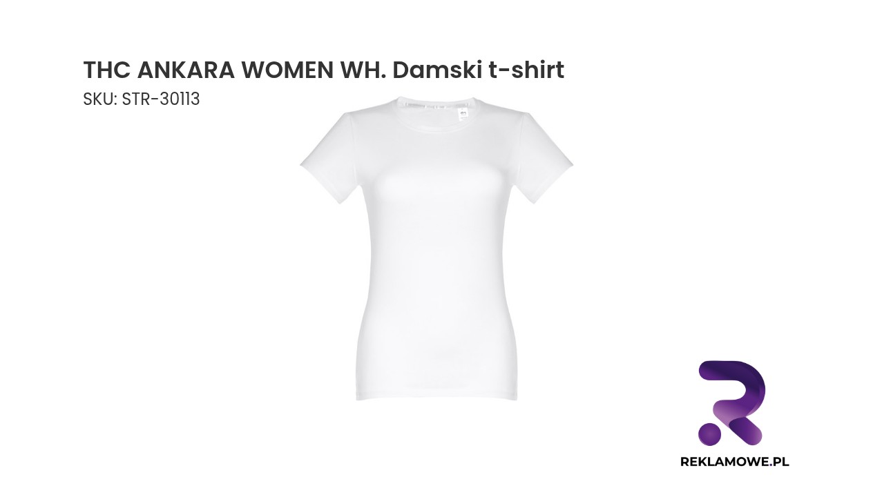 THC Ankara Women WH damski t-shirt biały