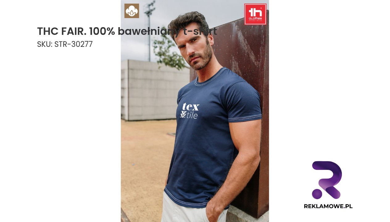 THC FAIR – 100% bawełniany t-shirt