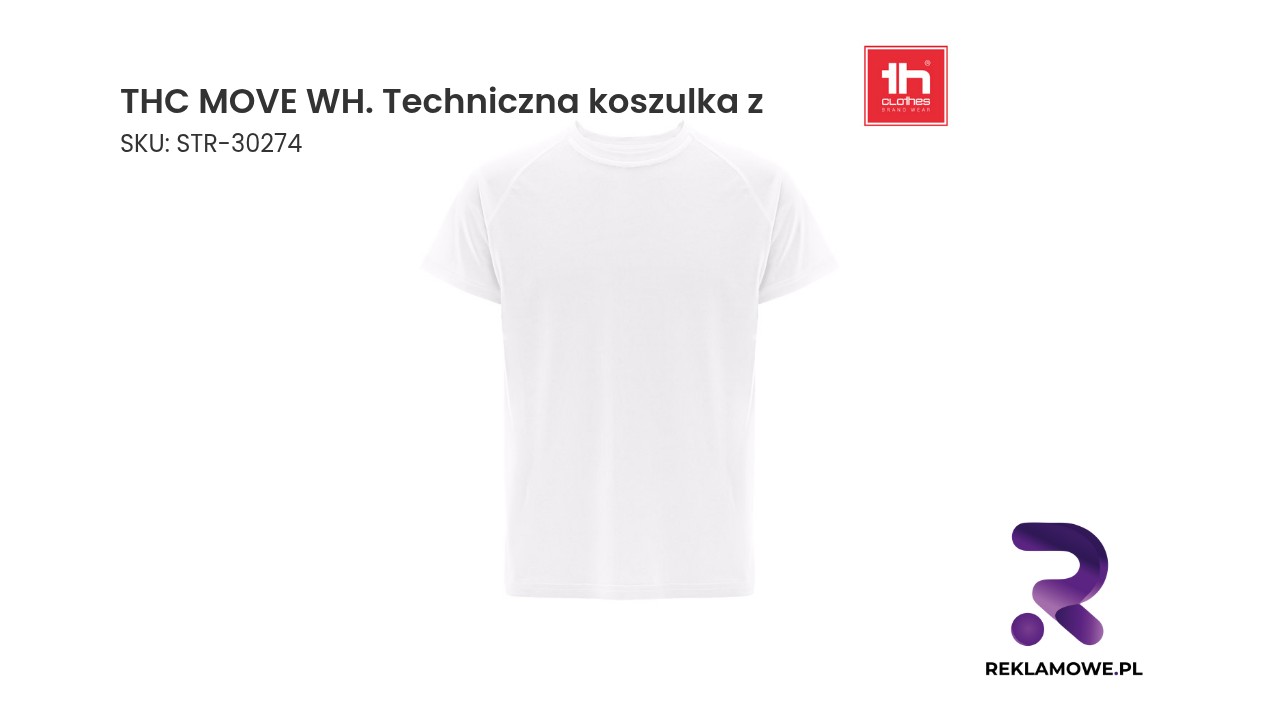 THC MOVE WH. Techniczna koszulka z krótkim rękawem THC MOVE WH. techniczna koszulka z - zdjęcie produktu