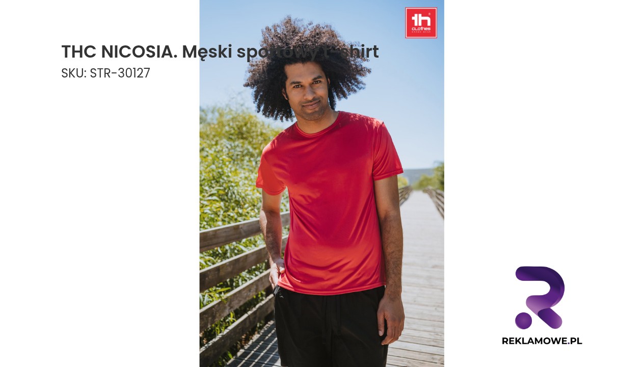 THC NICOSIA męski sportowy t-shirt